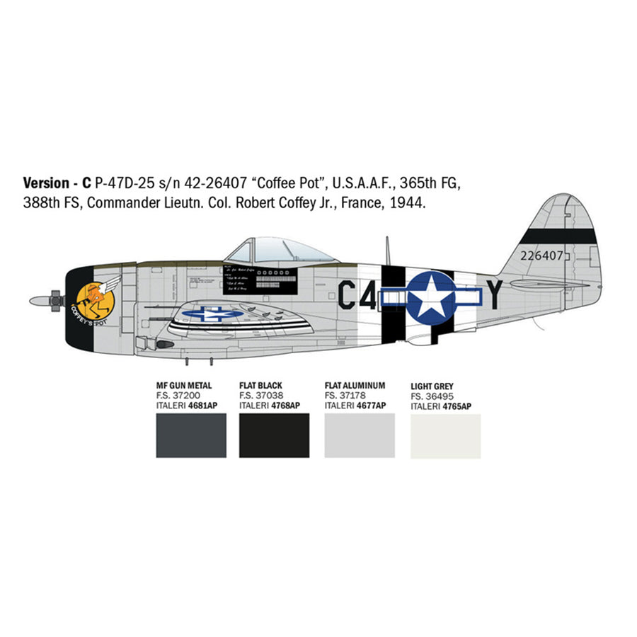 Italeri 1-2835 - ITALERI 1/48 P47D THUNDERBOLT