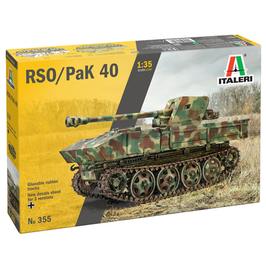 Italeri 1-355 - ITALERI 1/35 RSO/PAK 40 CANNON