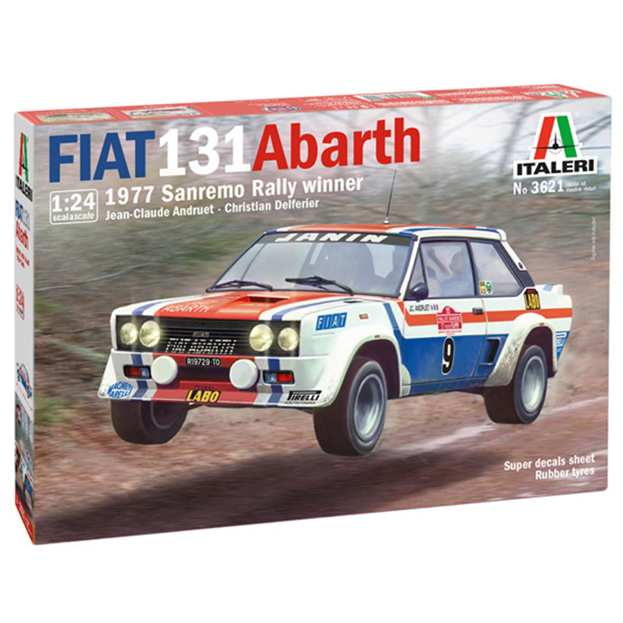 Italeri 1-3621 - ITALERI 1/24 FIAT 131 ABARTH'77 SAN REMO RALLY