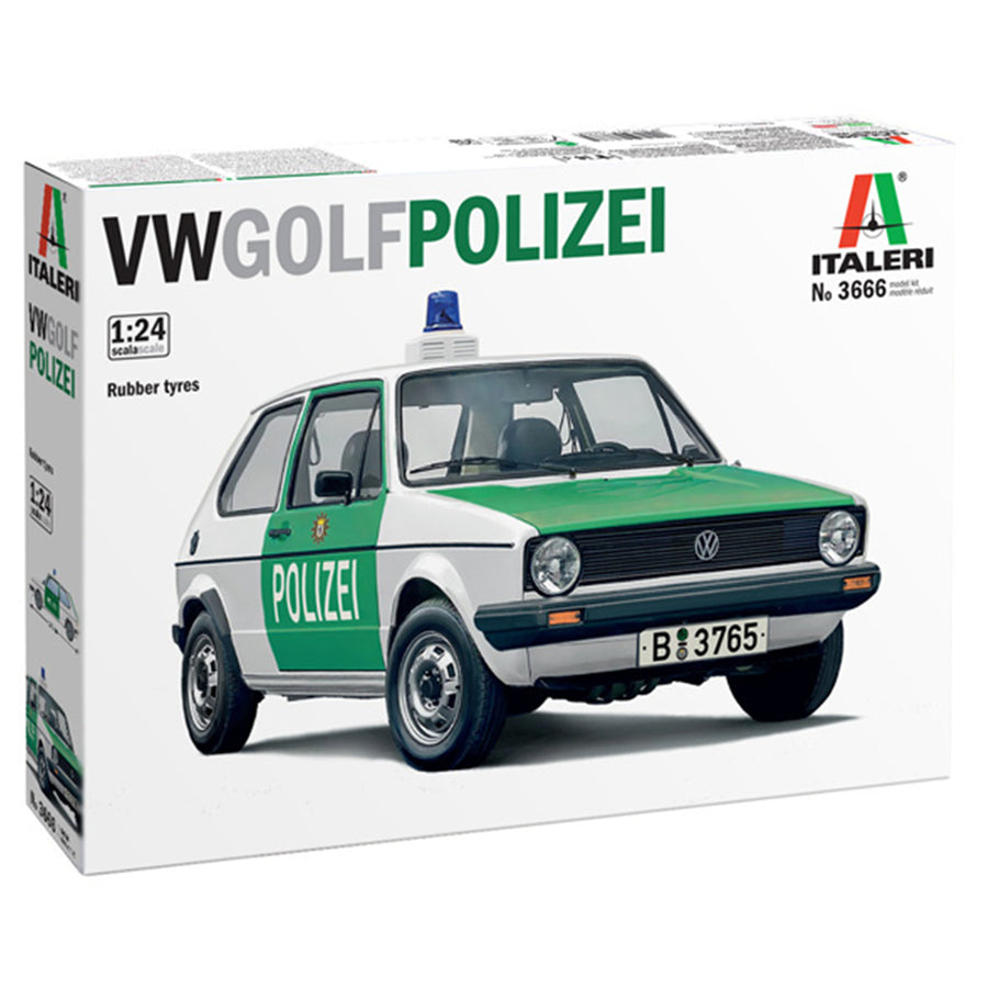 Italeri 1-3666 - ITALERI 1/24**VW GOLF POLIZEI