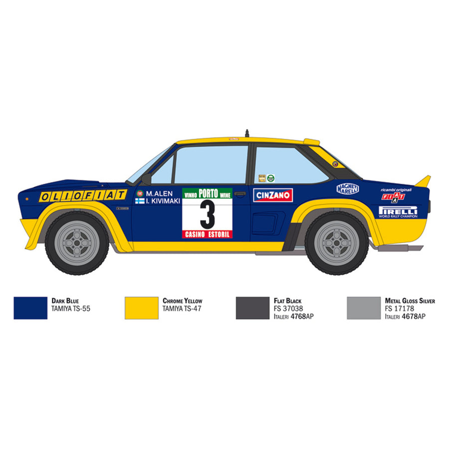 Italeri 1-3667 - ITALERI 1/24 FIAT 131 ABARTH RALLY OLIO RALLY