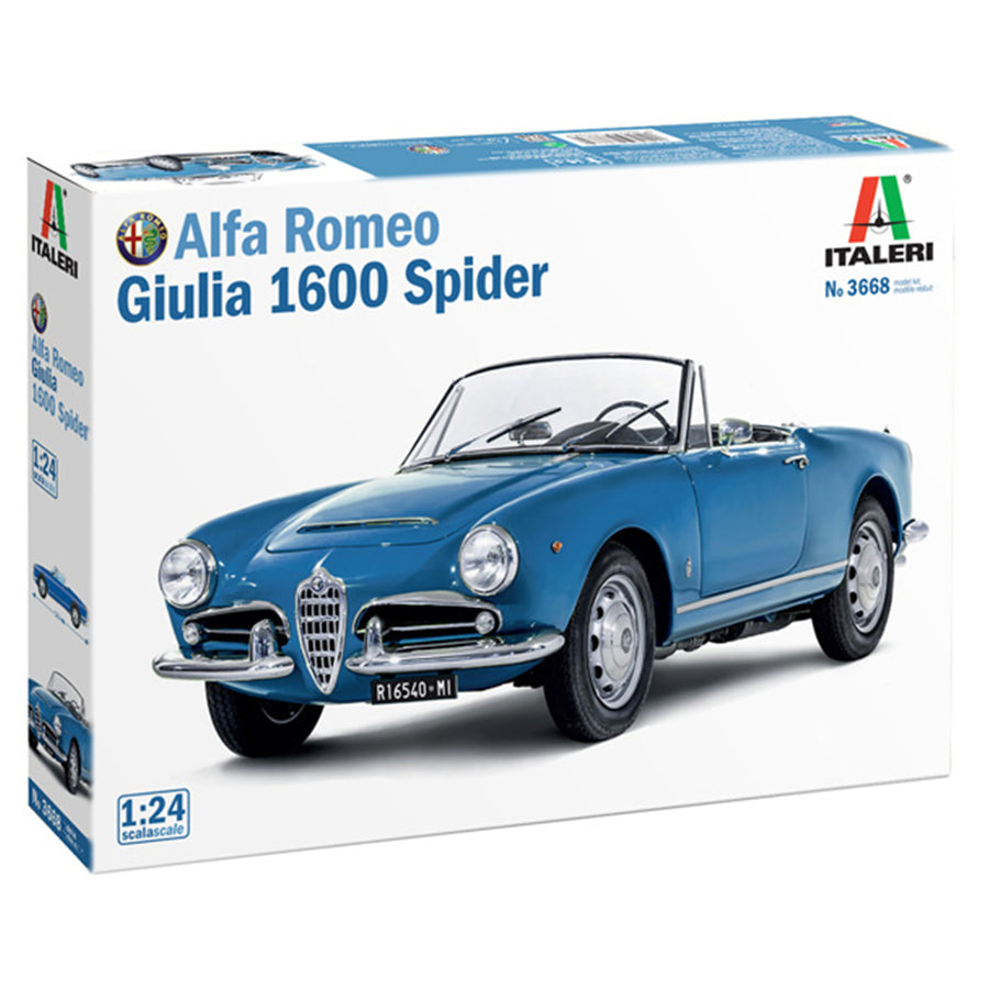 Italeri 1-3668 - ITALERI 1/24 ALFA ROMEO GIULA SPIDER