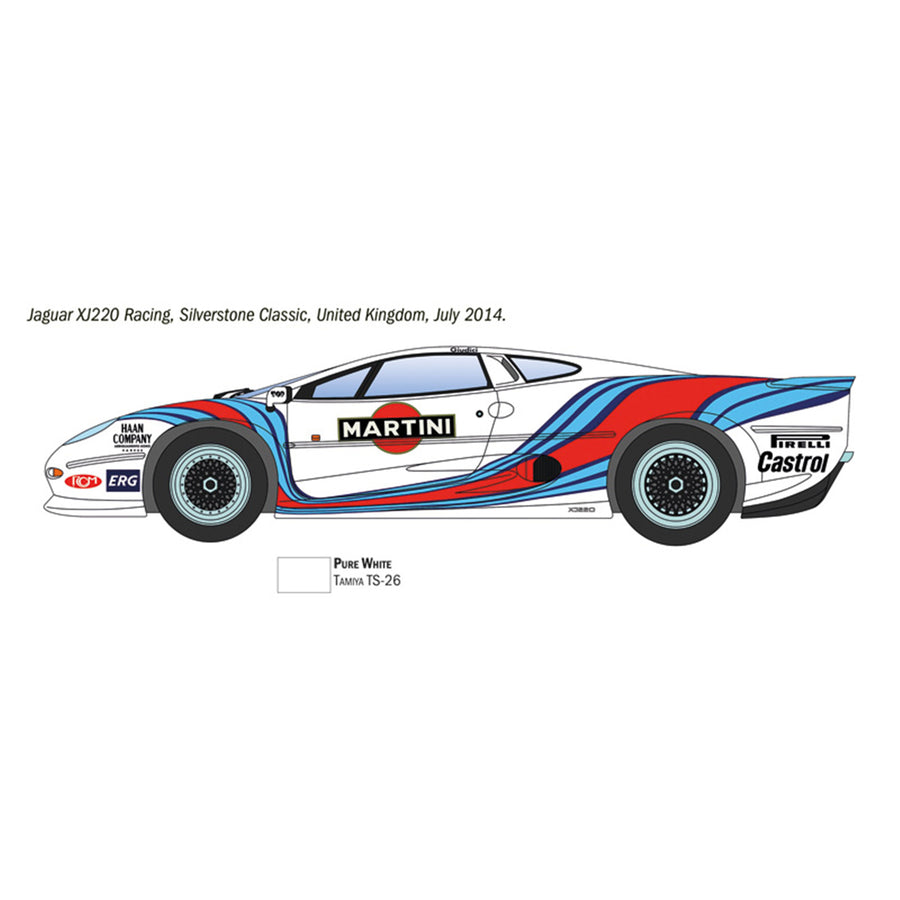 Italeri 1-3669 - ITALERI 1/24 JAGUAR XJ 220 RACING