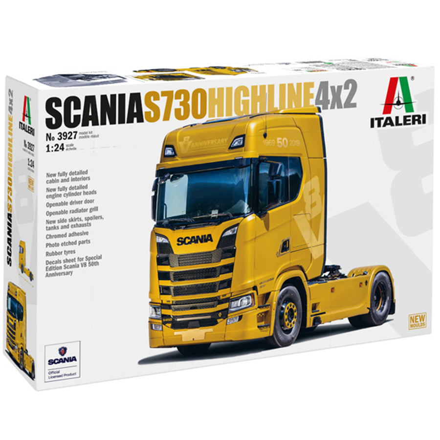 Italeri 1-3927 - ITALERI 1/24 SCANIA S730 HIGHLINE 4X2