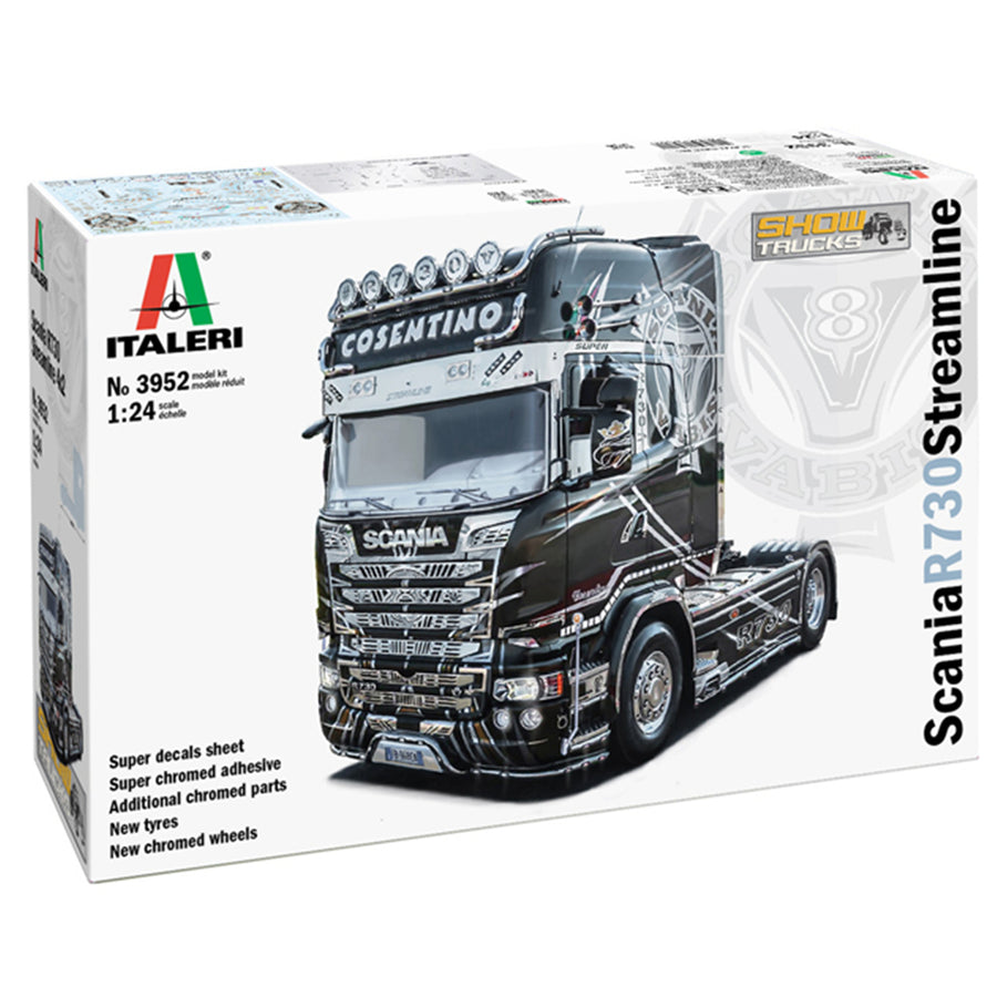 Italeri 1-3952 - ITALERI 1/24 SCANIA R730 STREAMLINE SHOW TRUCK