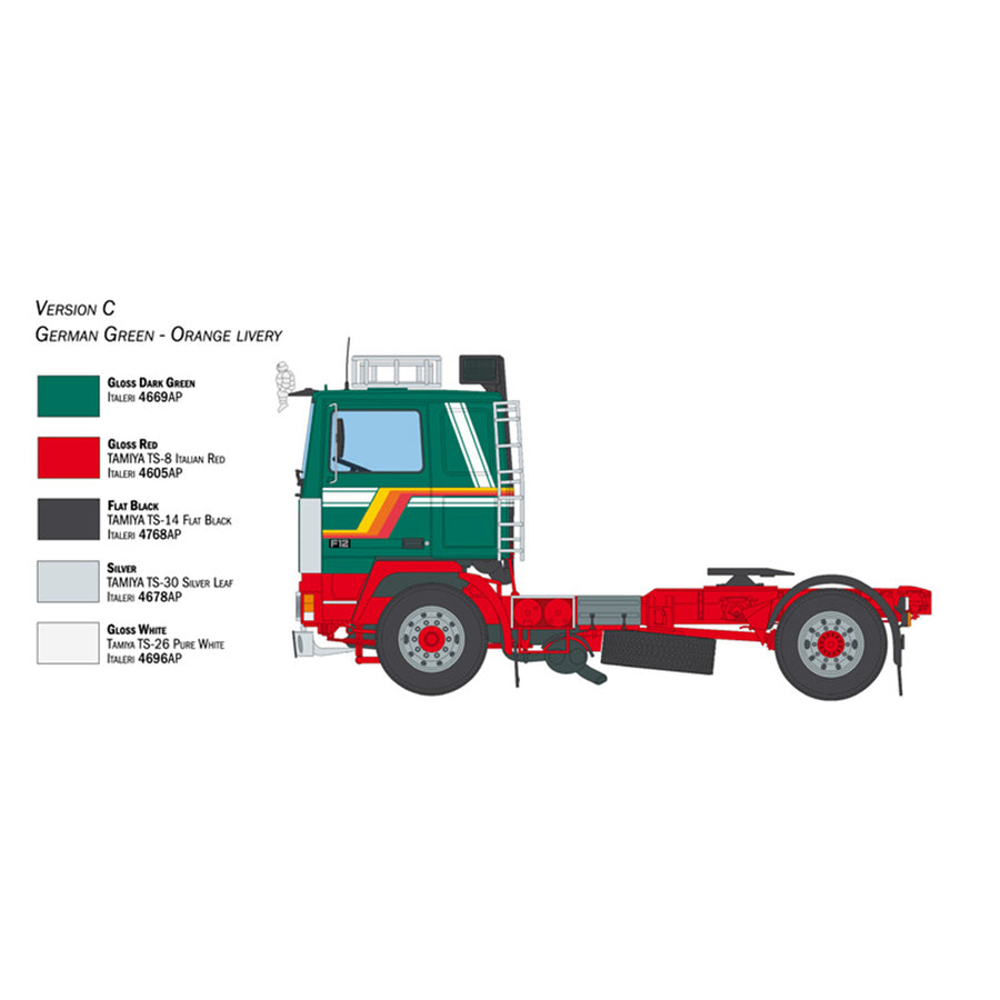 Italeri 1-3957 - ITALERI 1/24 VOLVO F-12 INTERCOOLER