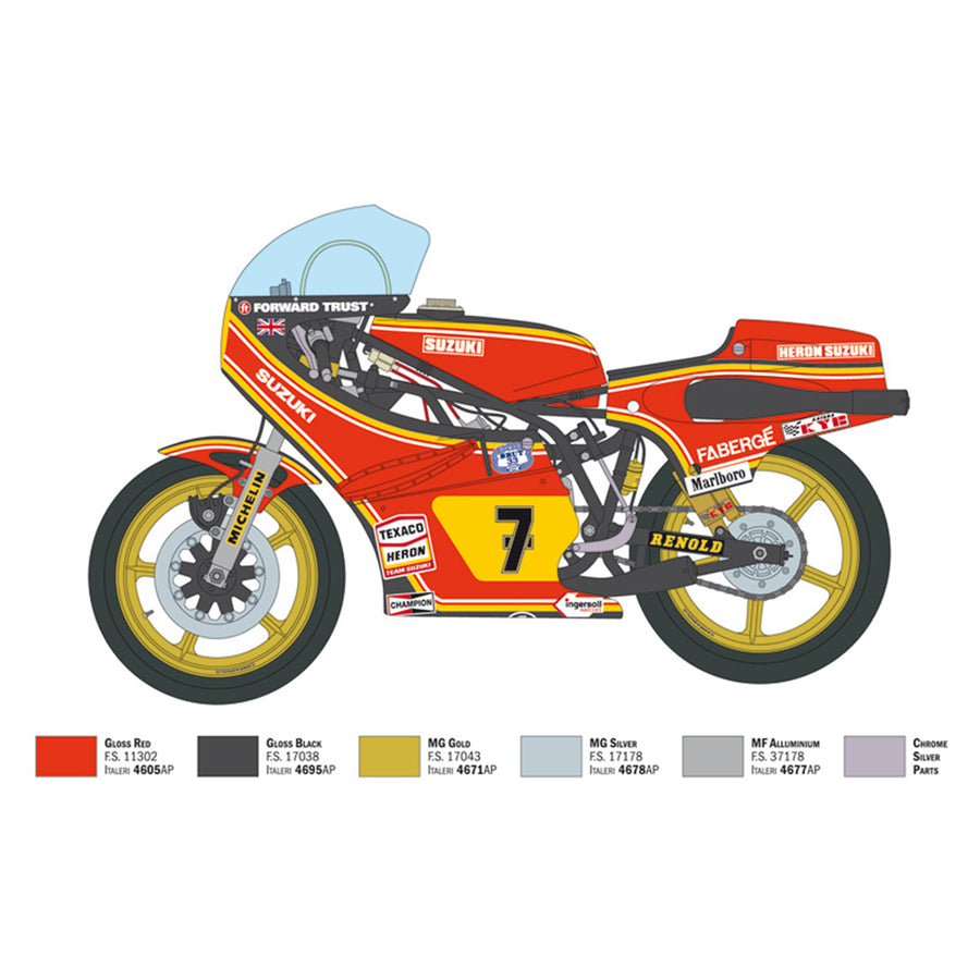 Italeri 1-4644 - ITALERI 1/9 SUZUKI RG500 XR27 TEAM HERON