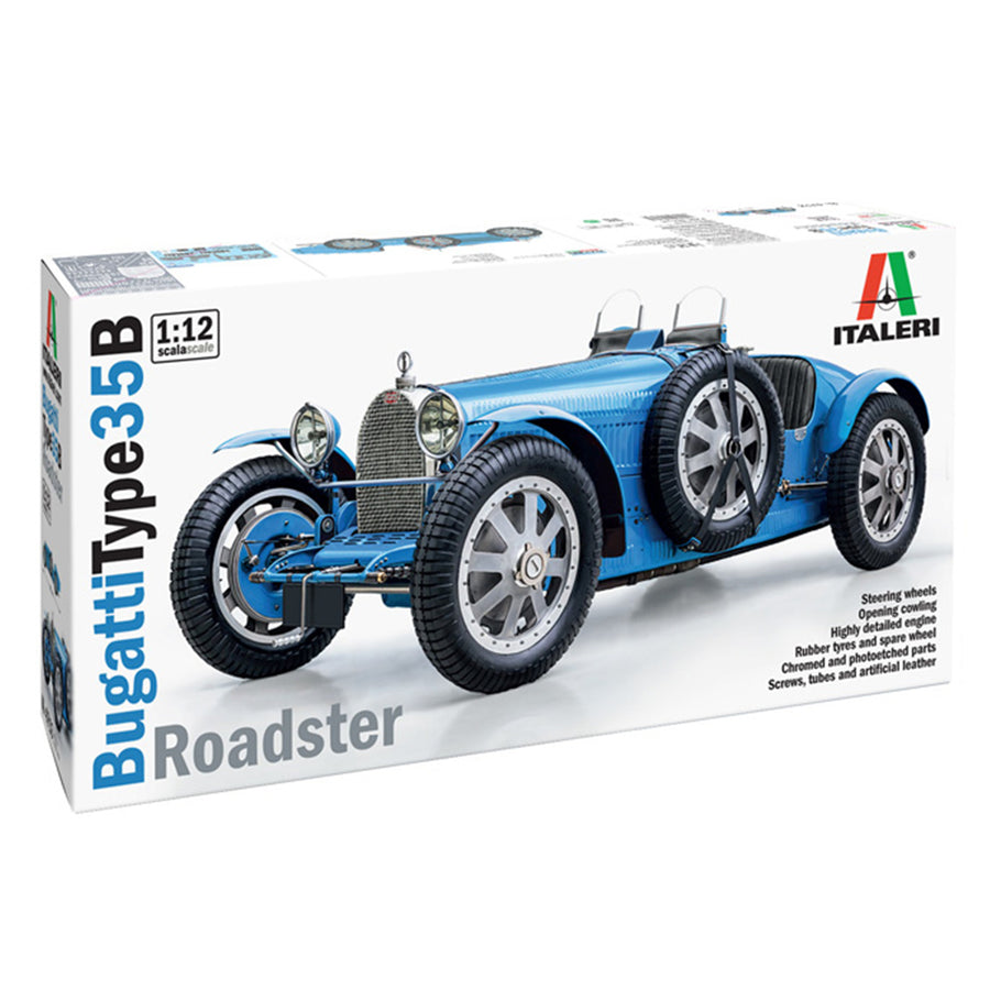 Italeri 1-4713 - ITALERI 1/12 BUGATTI TYPE 35B ROADSTER