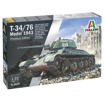 Italeri 1-6570 - ITALERI 1/35 T34/76 MODEL 1943