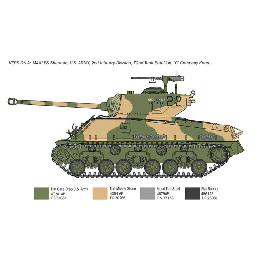 Italeri 1-6586 - ITALERI 1/35 KOREAN WAR M4 SHERMAN