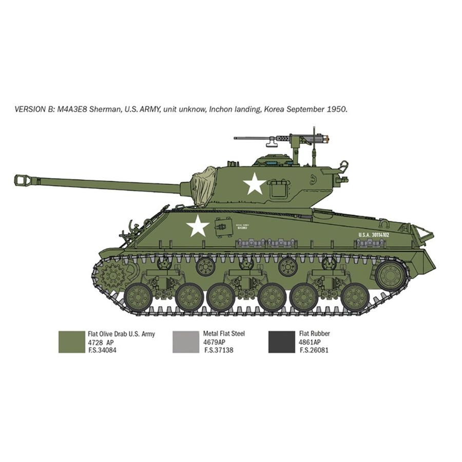 Italeri 1-6586 - ITALERI 1/35 KOREAN WAR M4 SHERMAN