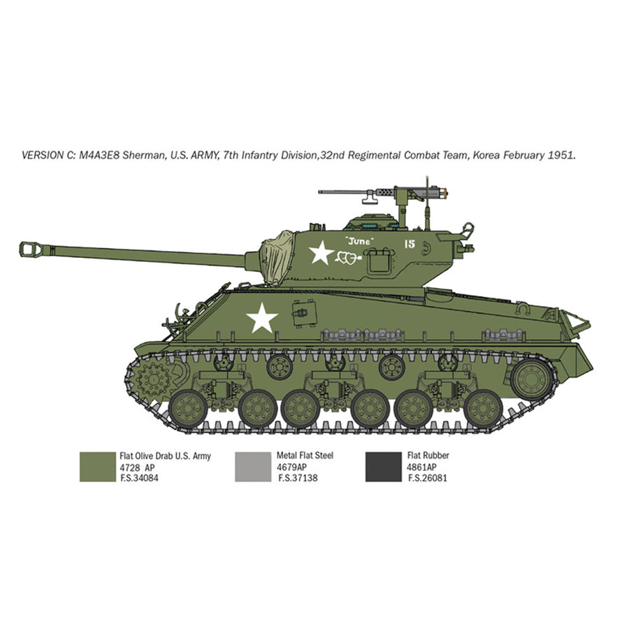 Italeri 1-6586 - ITALERI 1/35 KOREAN WAR M4 SHERMAN