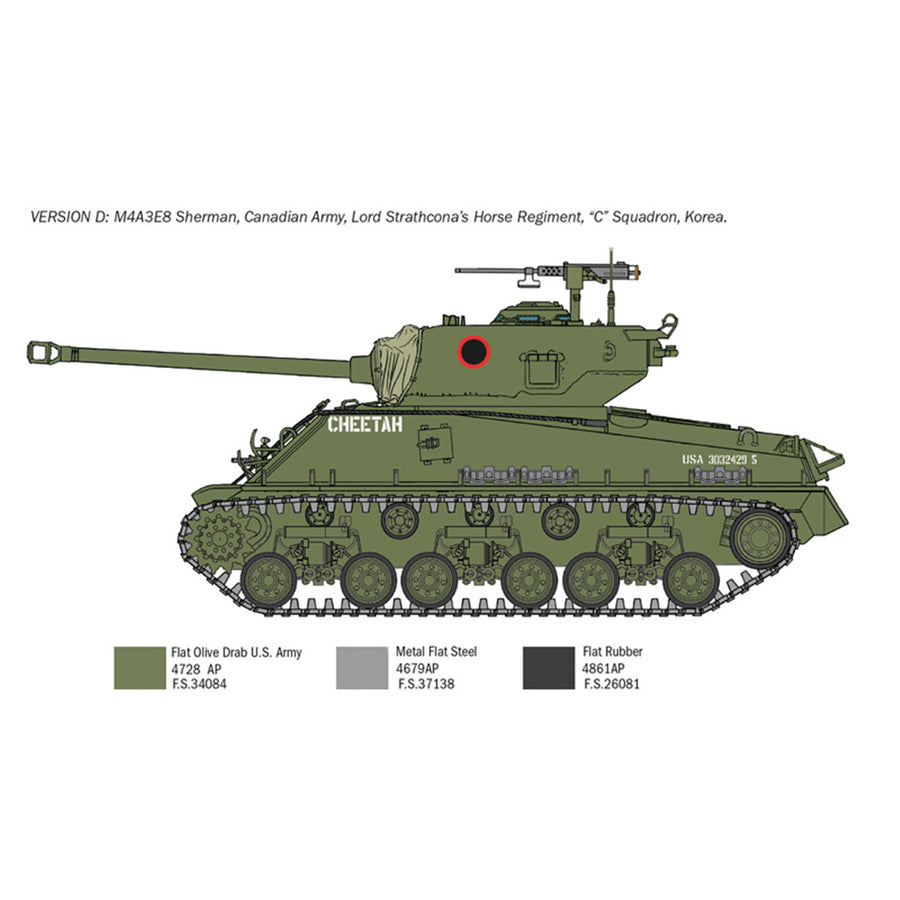Italeri 1-6586 - ITALERI 1/35 KOREAN WAR M4 SHERMAN