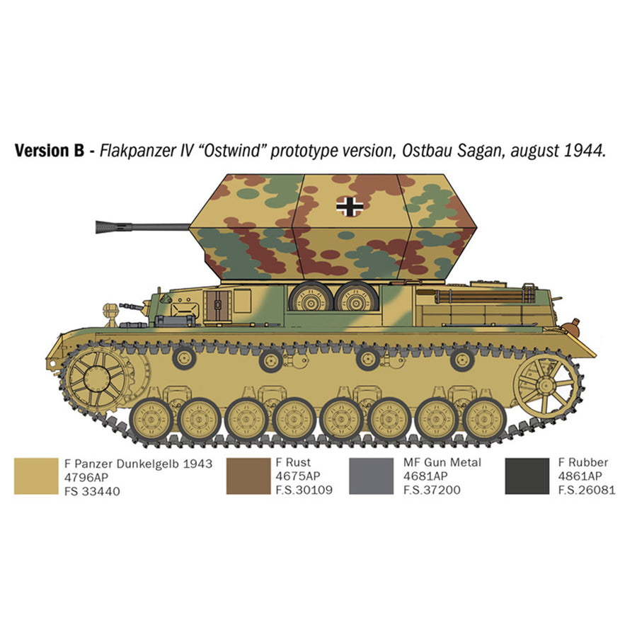Italeri 1-6594 - ITALERI 1/35**FLAKPANZEER IV ÖSTWIND