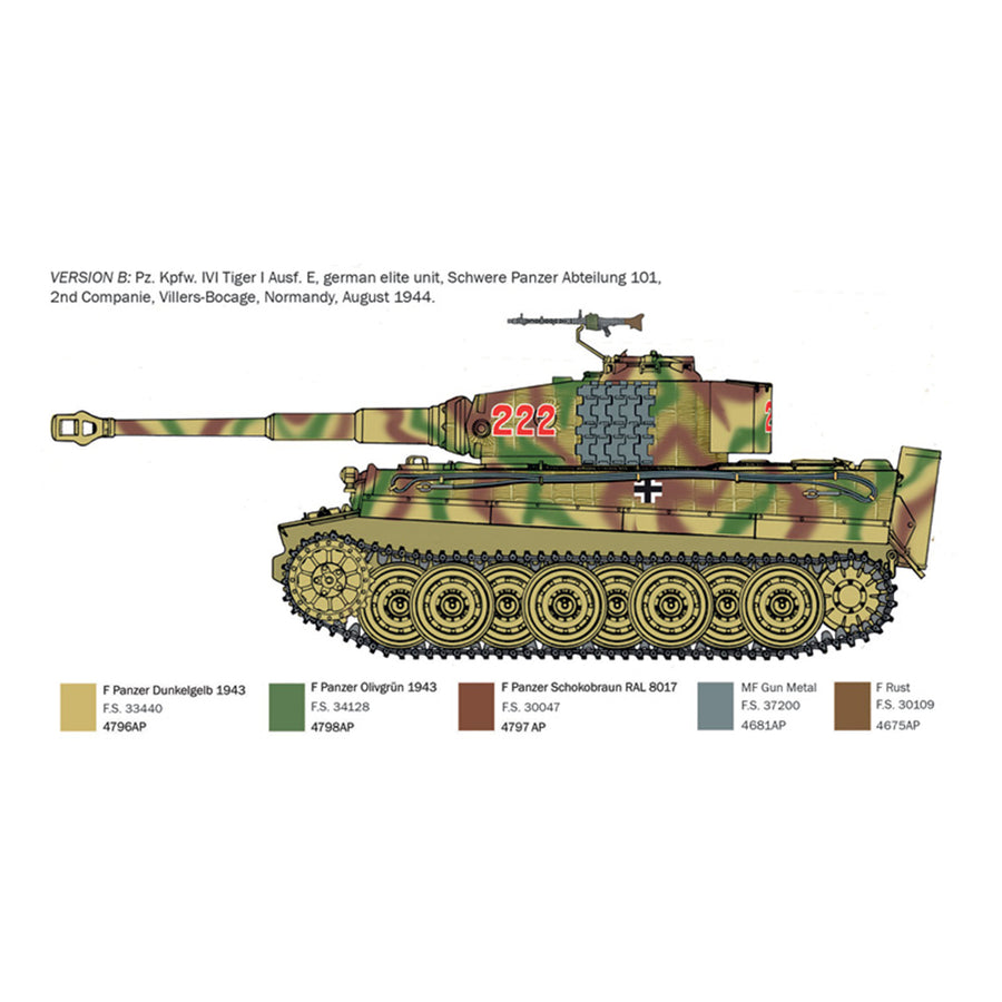 Italeri 1-6754 - ITALERI 1/35 TIGER 1 AUSF LATE