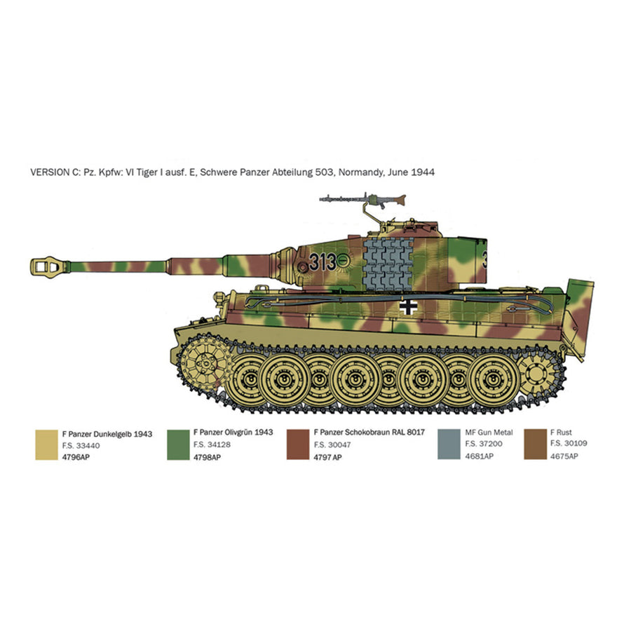 Italeri 1-6754 - ITALERI 1/35 TIGER 1 AUSF LATE