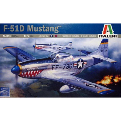 Italeri 1-086 - ITALERI 1/72 P-51D MUSTANG