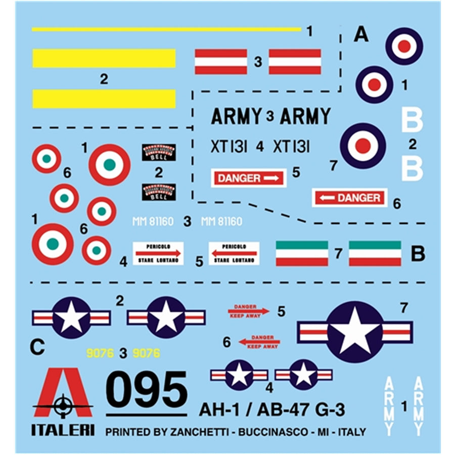 ITALERI 1/72 AH.1/B-47 SIOUX