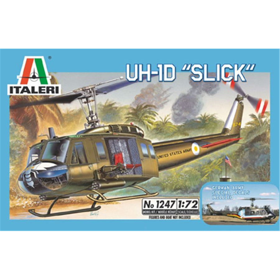Italeri 1-1247NZ - ITALERI 1/72 UH-1D HUEY W/RNZAF DECALS