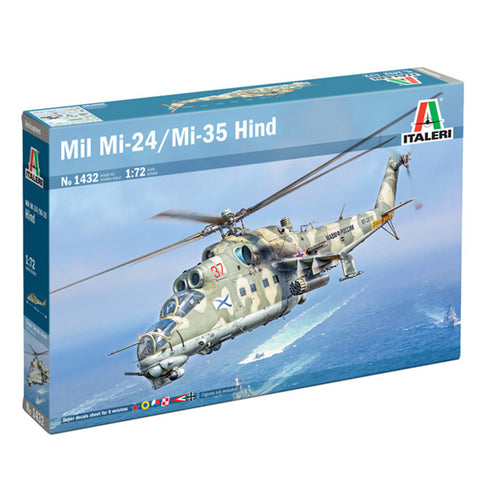 ITALERI 1/72 RUSSIAN ATTACK MI-24P HELICOPTER
