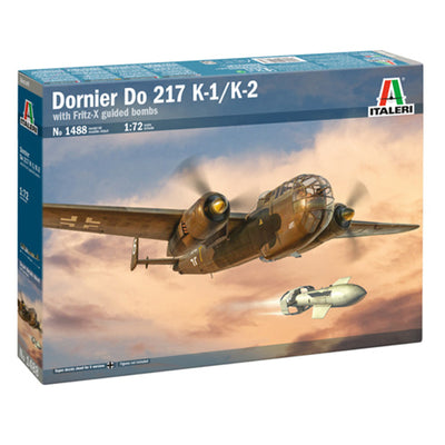 Italeri 1-1488 - ITALERI 1/72 DORNIER DO-217 K-1/K-2 mit FRITZ-X