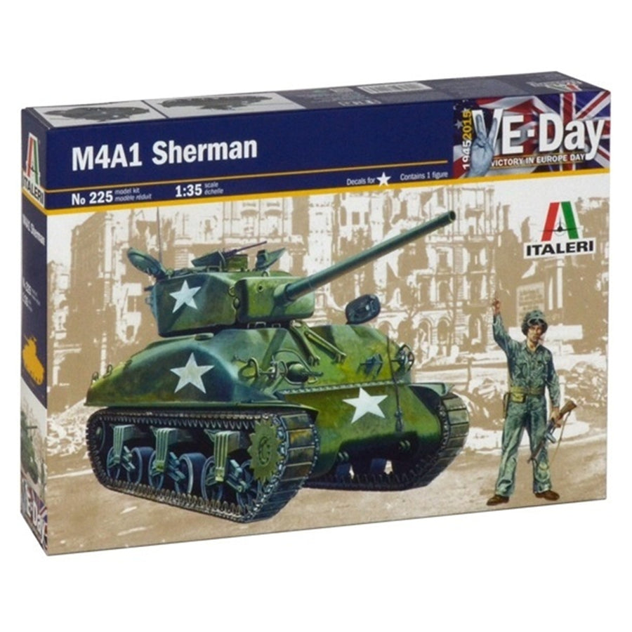Italeri 1-225 - ITALERI 1/35 SHERMAN M4-A1 ALL