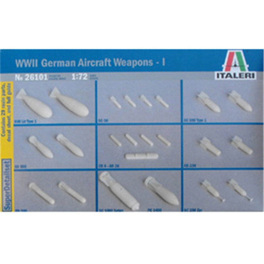 Italeri 1-26101 - ITALERI 1/72 GERMAN A/CRAFT WEAPONS-1