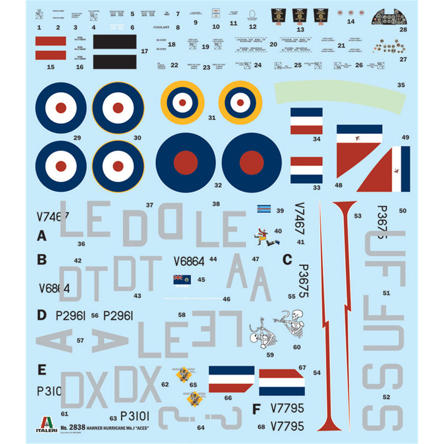 ITALERI 1/48 HURRICANE MK 1 ACES