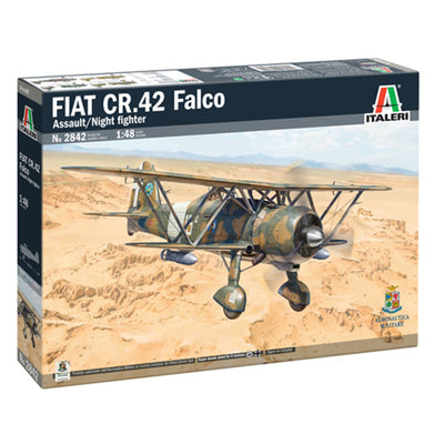 Italeri 1-2842 - ITALERI 1/48 FIAT CR.42 FALCO ASSAULT/NIGHTFIGHTER