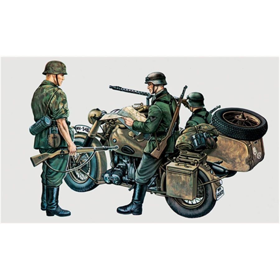 Italeri 1-315 - ITALERI 1/35 BMW R75 MIT SEITENWAGEN
