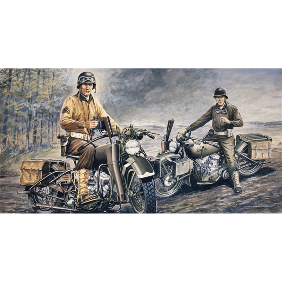 Italeri 1-322 - ITALERI 1/35 U.S. MOTORCYCLES WWII