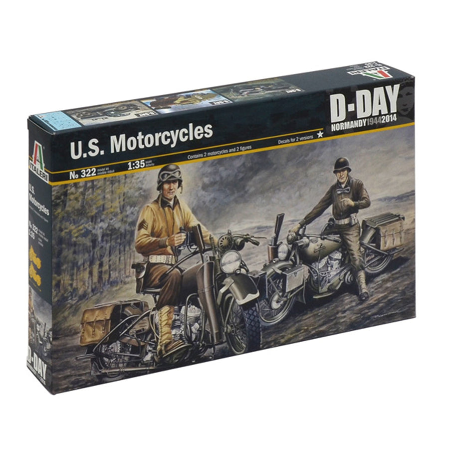 Italeri 1-322 - ITALERI 1/35 U.S. MOTORCYCLES WWII
