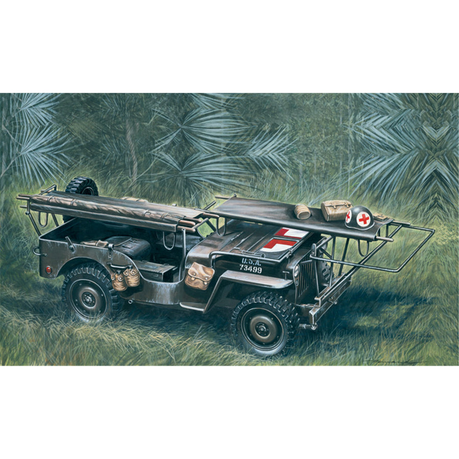 ITALERI 1/35 AMBULANCE JEEP