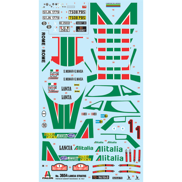 Italeri 1-3654 - ITALERI 1/24 LANCIA STRATOS HF