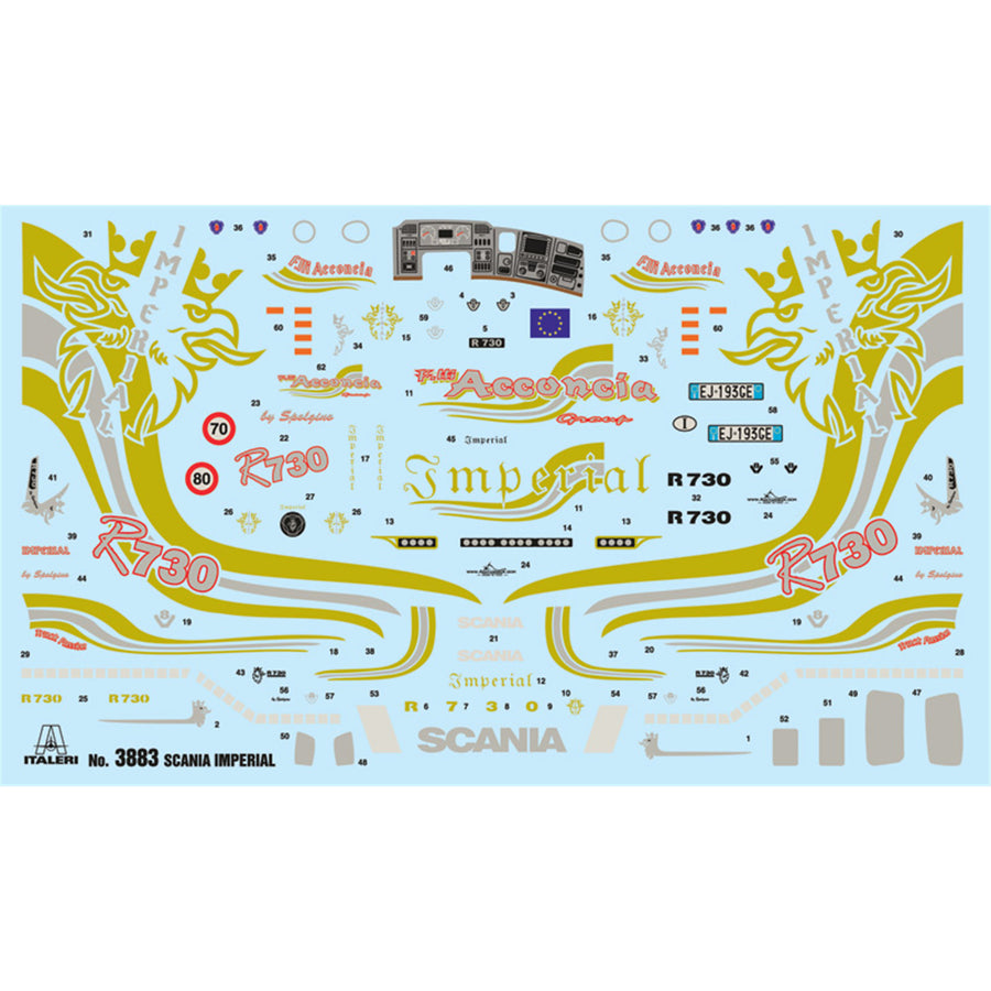 Italeri 1-3883 - ITALERI 1/24 SCANIA R730 V8 TOPLINE IMPERIAL