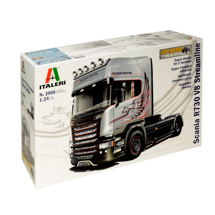Italeri 1-3906 - ITALERI 1/24 SCANIA R730 STEAMLINE SHOW TRUCK