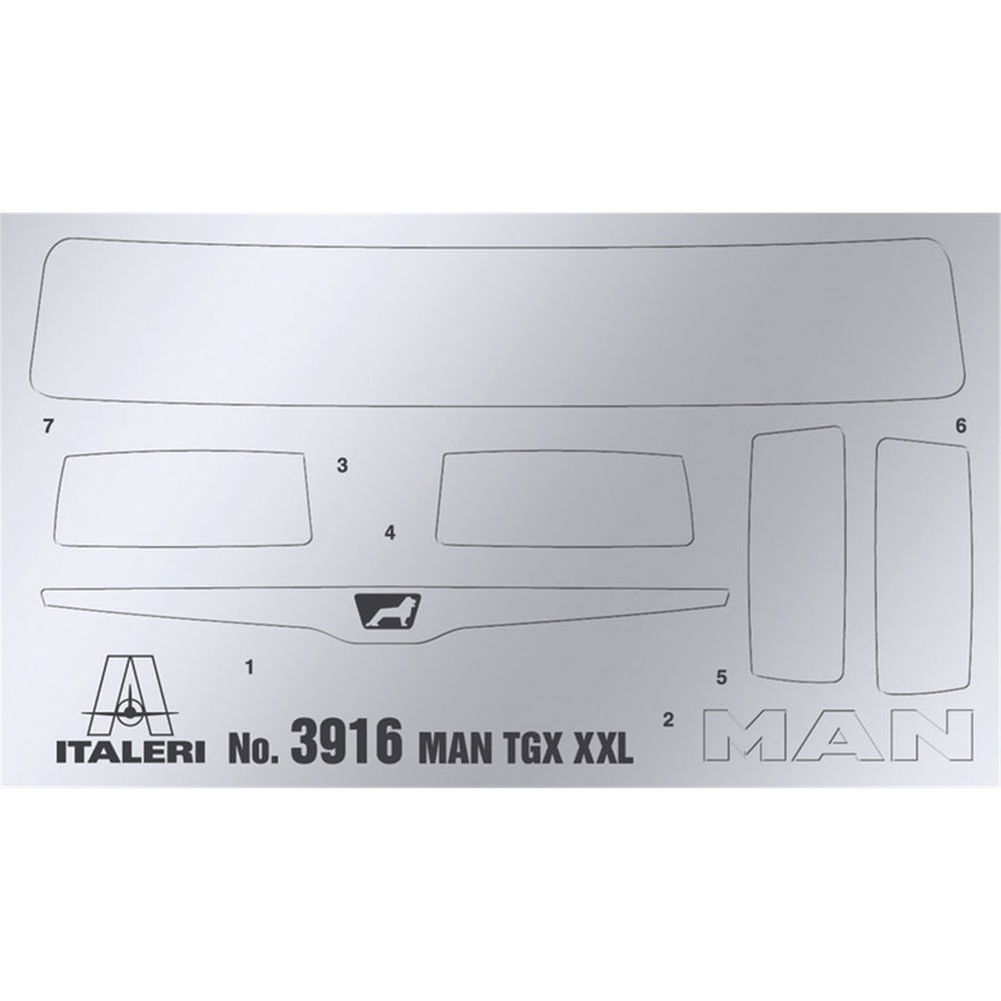 Italeri 1-3916 - ITALERI 1/24 MAN TGX XXL D38