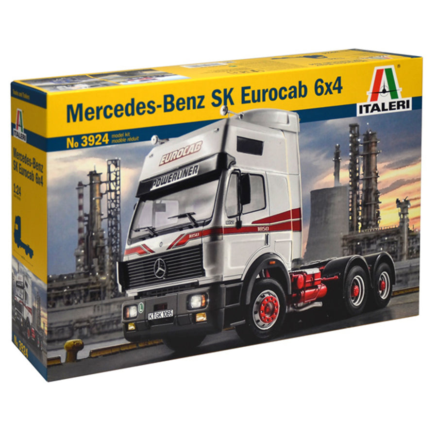Italeri 1-3924 - ITALERI 1/24 MERCEDES 6X4 EUROCAB