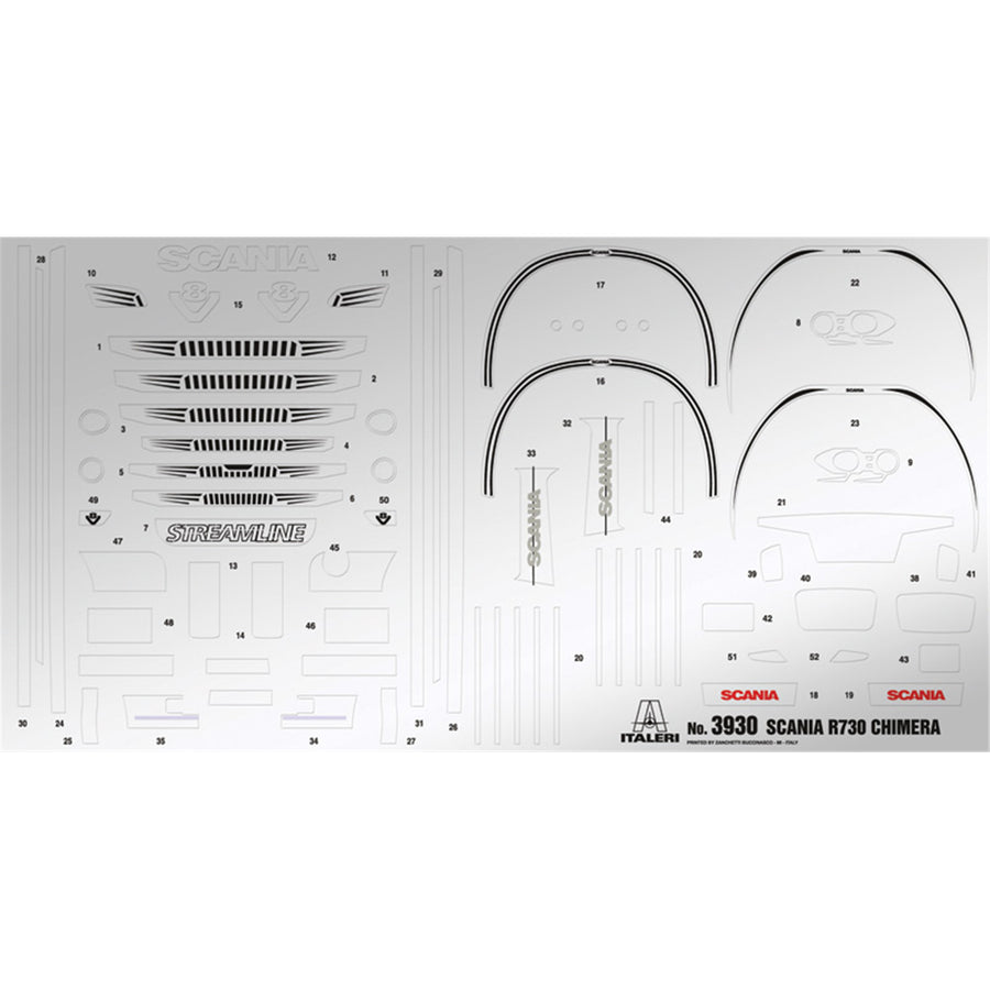 Italeri 1-3930 - ITALERI 1/24 SCANIA R730 STREAMLINE "CHIMERA