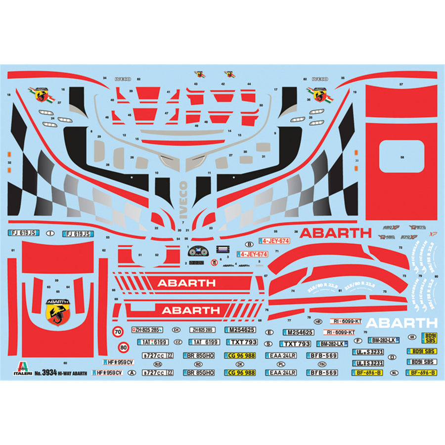 ITALERI 1/24 IVECO HI-WAY E.5 "ABARTH