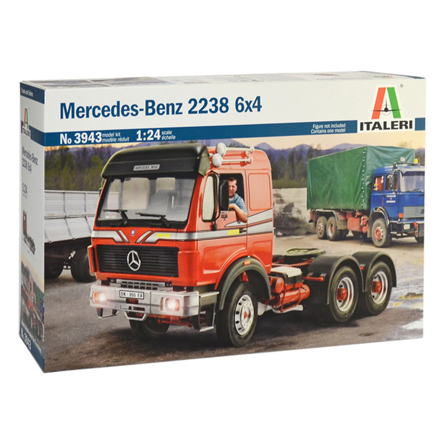 Italeri 1-3943 - ITALERI 1/24 MERCEDES BENZ 2238 6X4