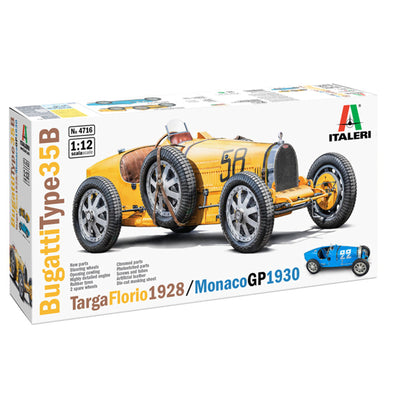 Italeri 1-4716 - ITALERI 1/12 Bugatti T35B Targa F./GP Monaco
