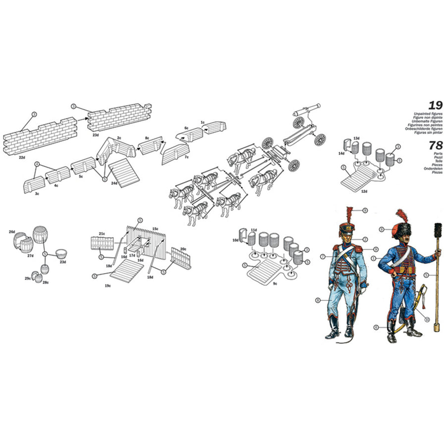 Italeri 1-6031 - ITALERI 1/72 NAPOLEONISCHE KRIEGE - FRANZÖSISCHES ARTILLERIE-SET