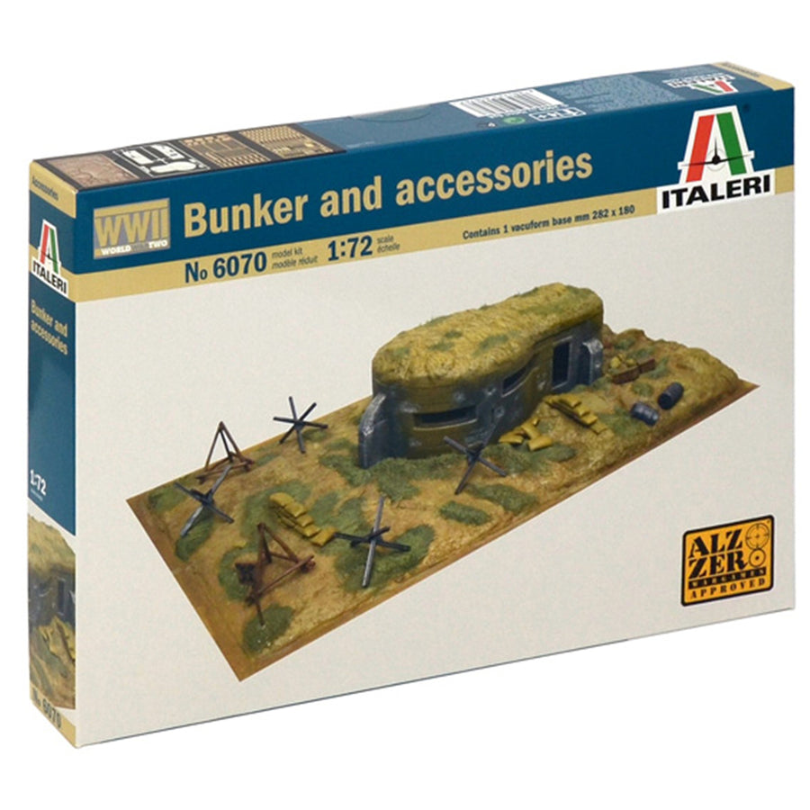 Italeri 1-6070 - ITALERI 1/72 BUNKERS & ACCESSORIES