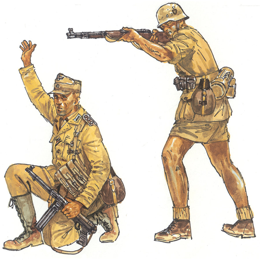 Italeri 1-6076 - ITALERI 1/72 WK II AFRIKAKORPS