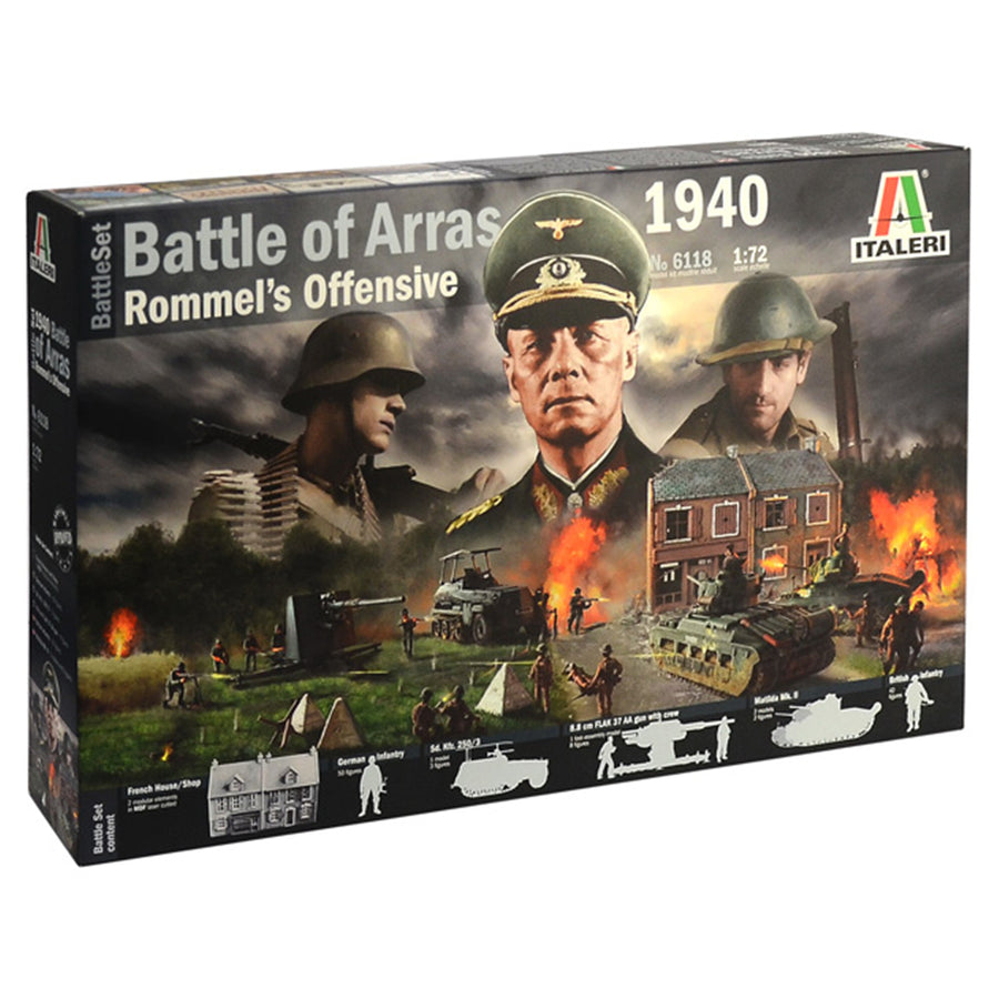 Italeri 1-6118 - ITALERI 1/72 BATTLE OF ARRAS - ROMMEL