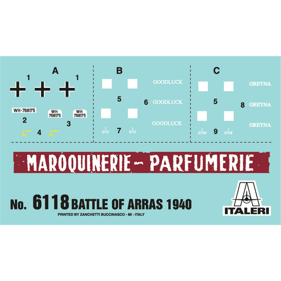 Italeri 1-6118 - ITALERI 1/72 BATTLE OF ARRAS - ROMMEL
