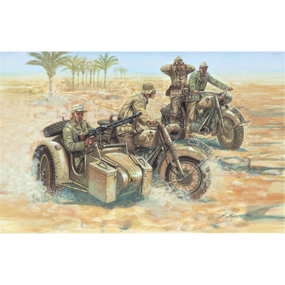 Italeri 1-6121 - ITALERI 1/72 2ND WW GERMAN MOTORCYCLES