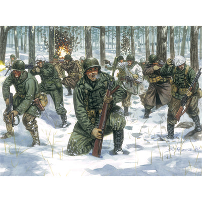 Italeri 1-6133 - ITALERI 1/72 U.S INFANTRY WW 2ND (WINTER UNIFORM)