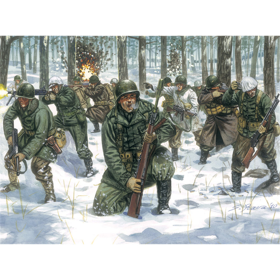 Italeri 1-6133 - ITALERI 1/72 US-INFANTERIE ZWEITER WELTKRIEG (WINTERUNIFORM)